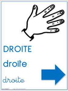 affiche droite