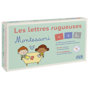 Lettres rugueuses Montessori MDI